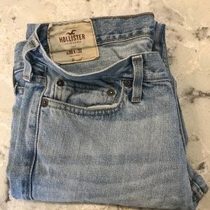 30 X 32 Hollister Mens White Washed Skinny Jeans
